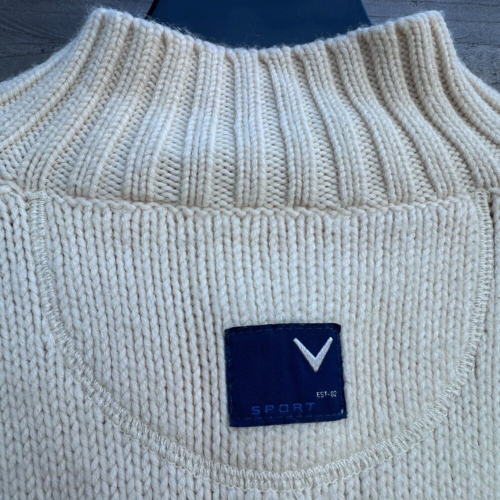RARE Callaway Golf Sport Quarter Zip Knit Chunky Sweater - XXL - Picture 11 of 11